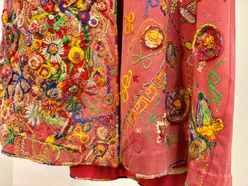 Edith Harrington's embroidered coat