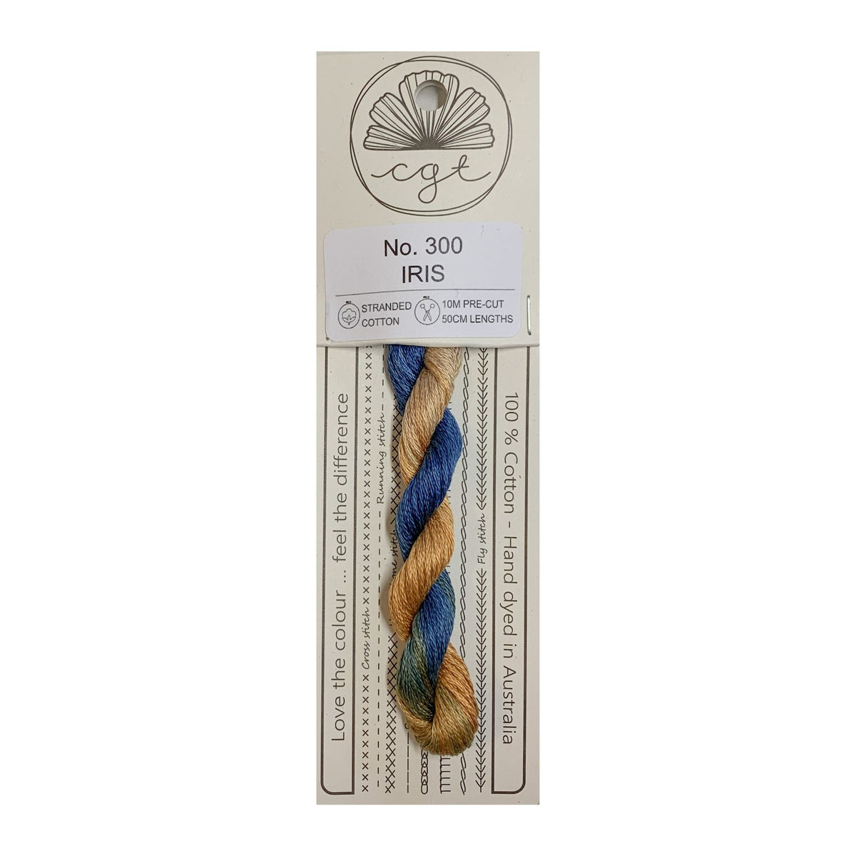 300 Iris stranded cotton embroidery thread