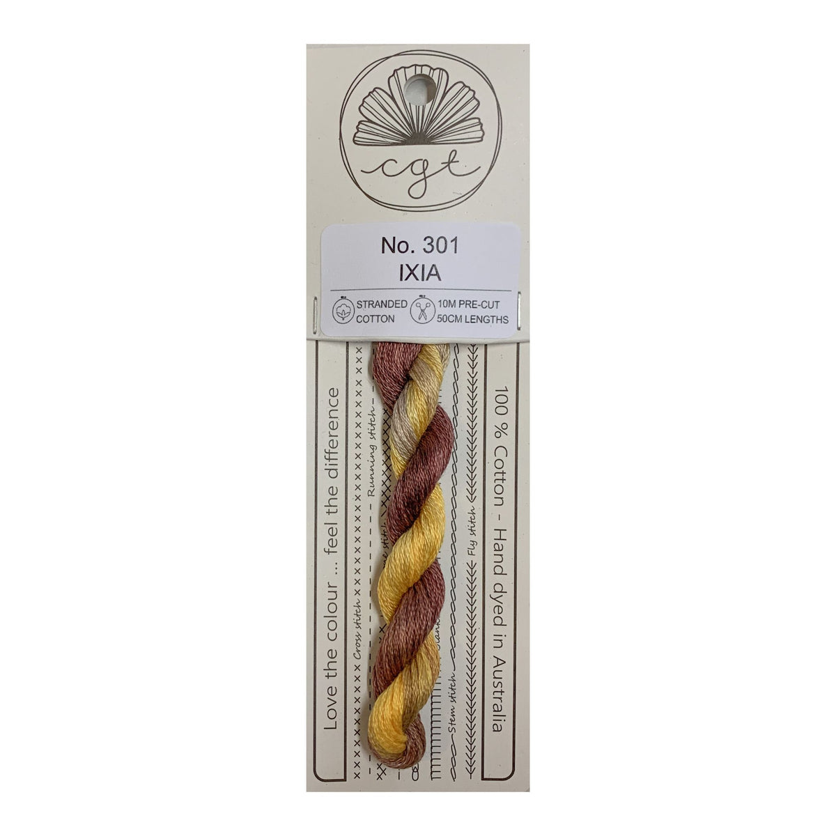 301 Ixia stranded cotton embroidery thread