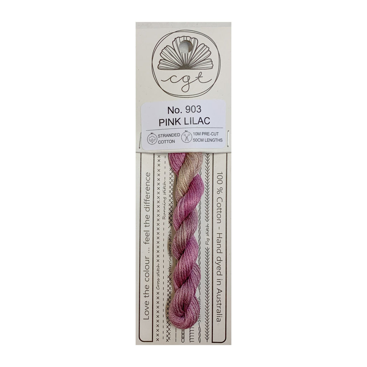 903 Pink Lilac stranded cotton embroidery thread