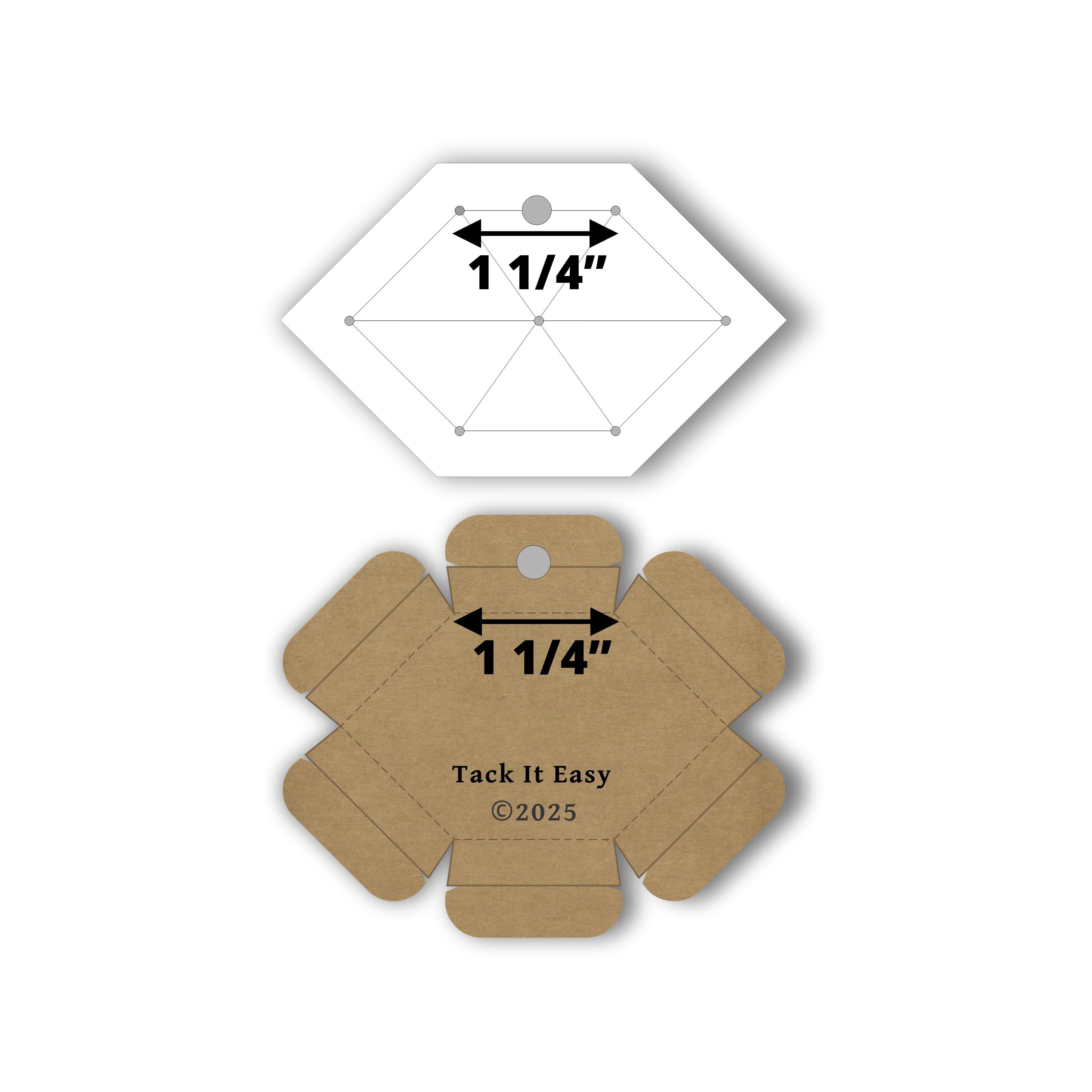 TACK IT EASY HONEYCOMB 1 1/4" TEMPLATE & GADGET PRE-ORDER