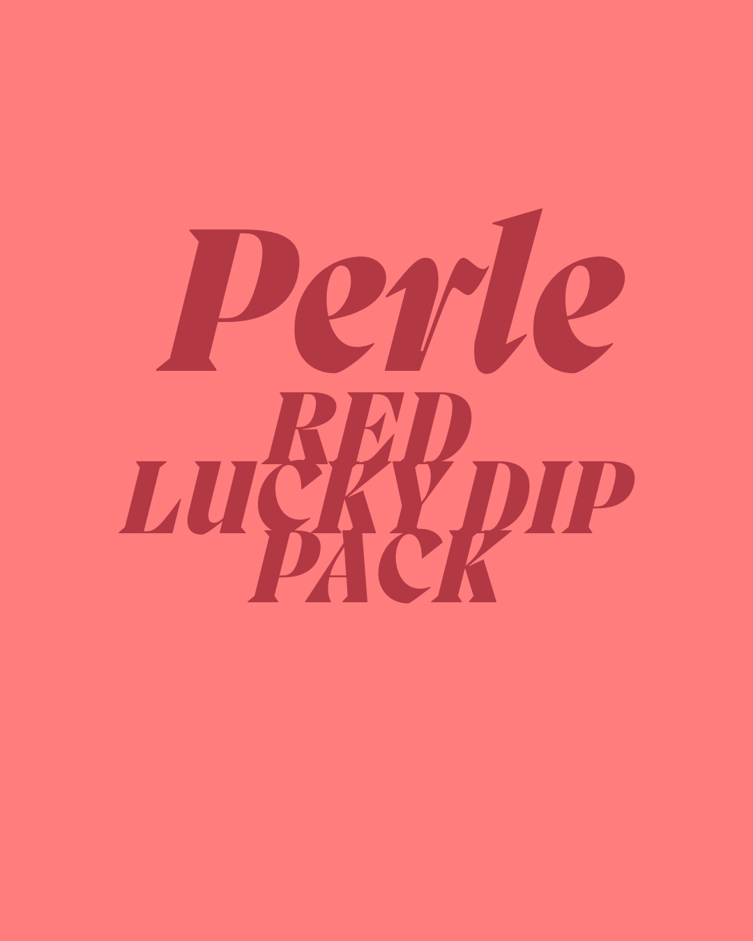 PERLE RED LUCKY DIP PACK