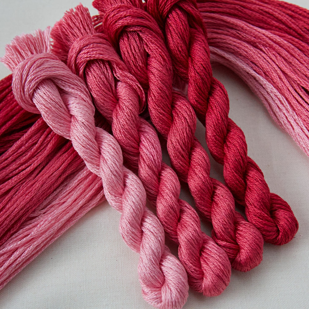 EMBROIDERY THREAD PACK - POMEGRANATE