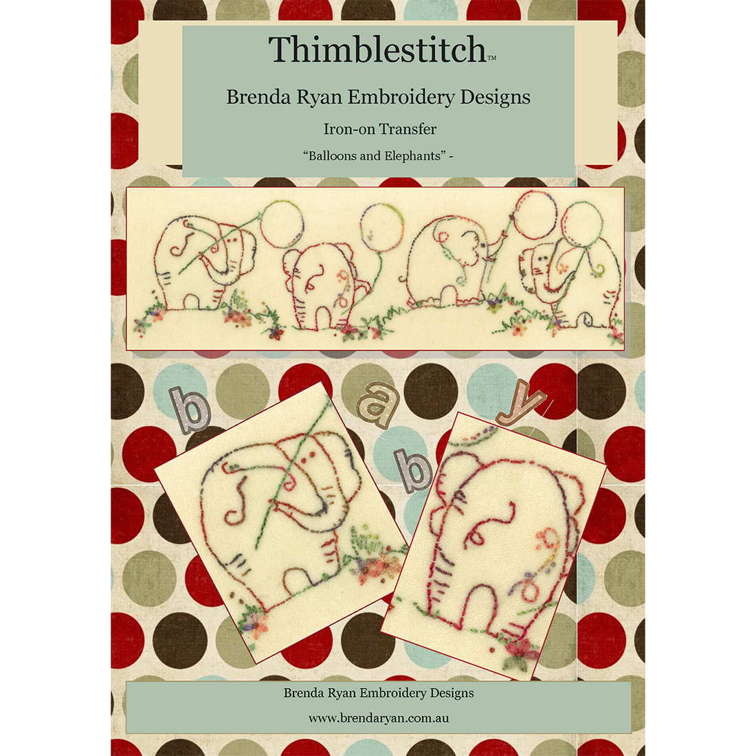 THIMBLESTITCH BALLOONS & ELEPHANTS