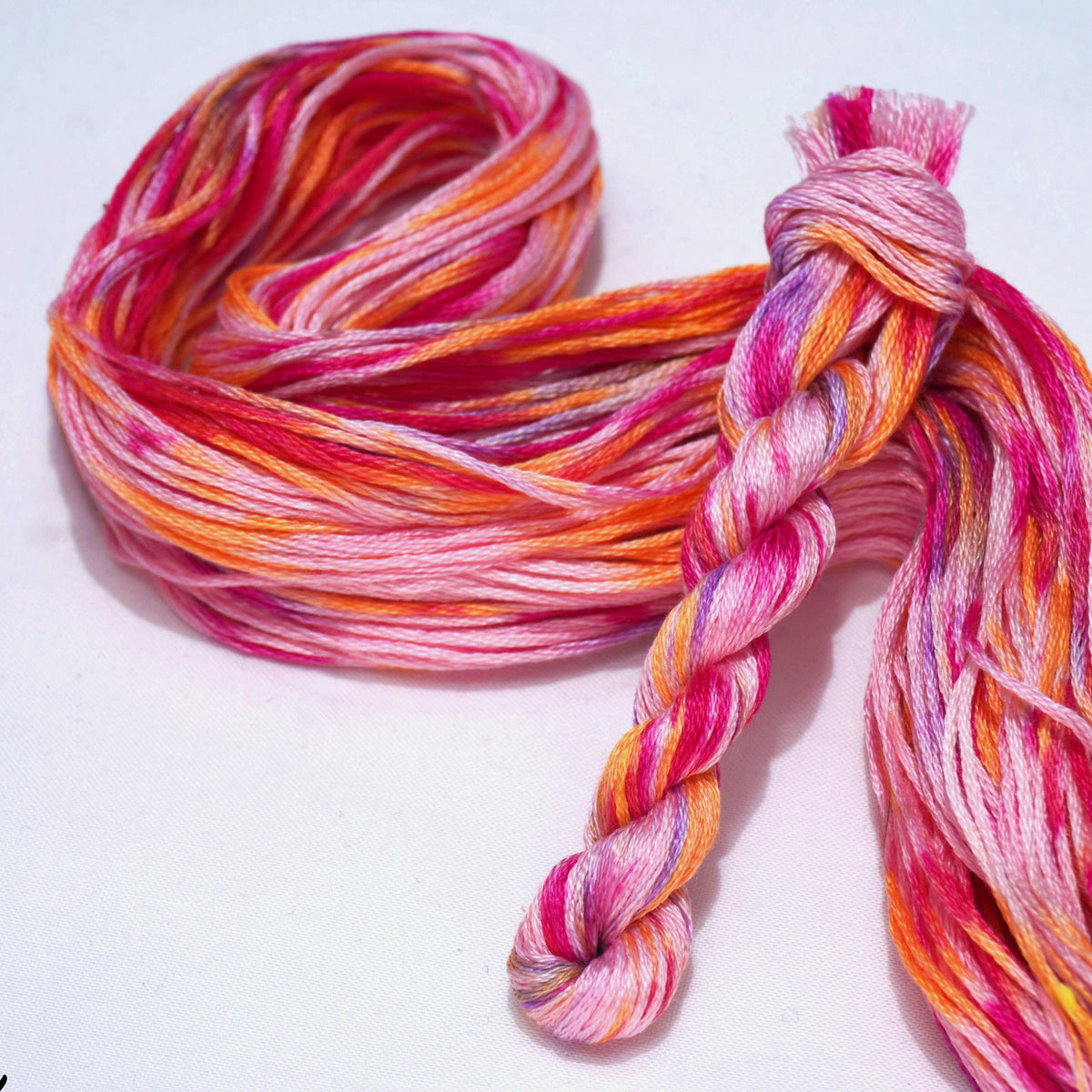 Chaos confetti multicolored embroidery thread