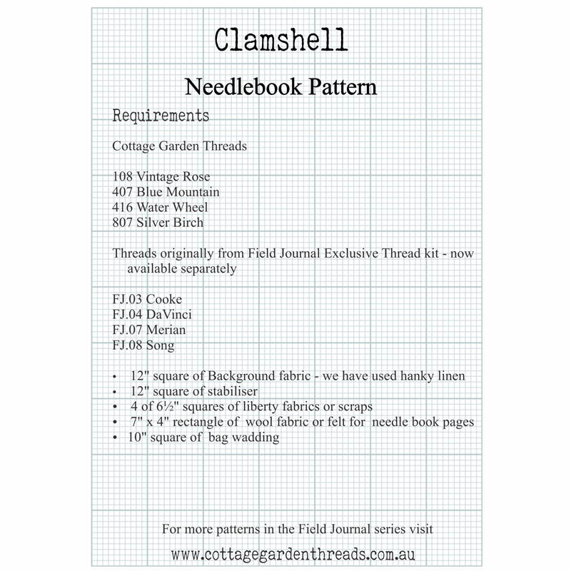 CLAMSHELL NEEDLEBOOK