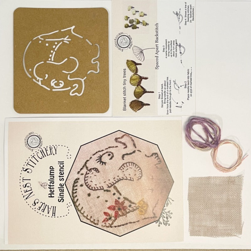 HARES NEST - HEFFALUMP SINGLE STENCIL