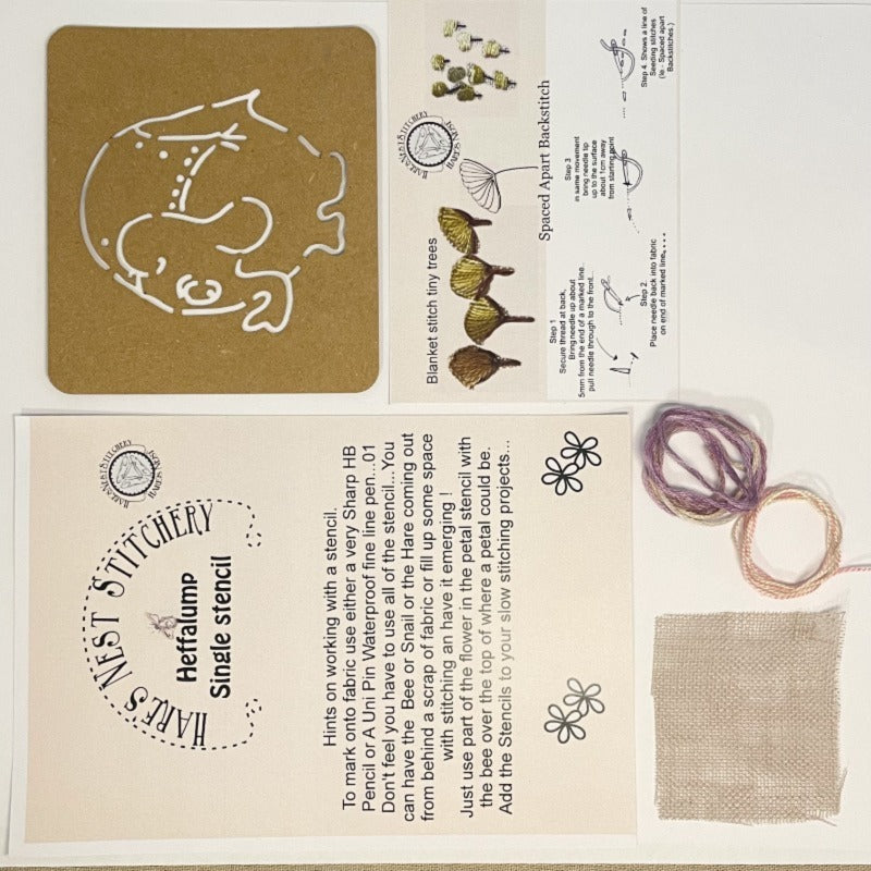 HARES NEST - HEFFALUMP SINGLE STENCIL