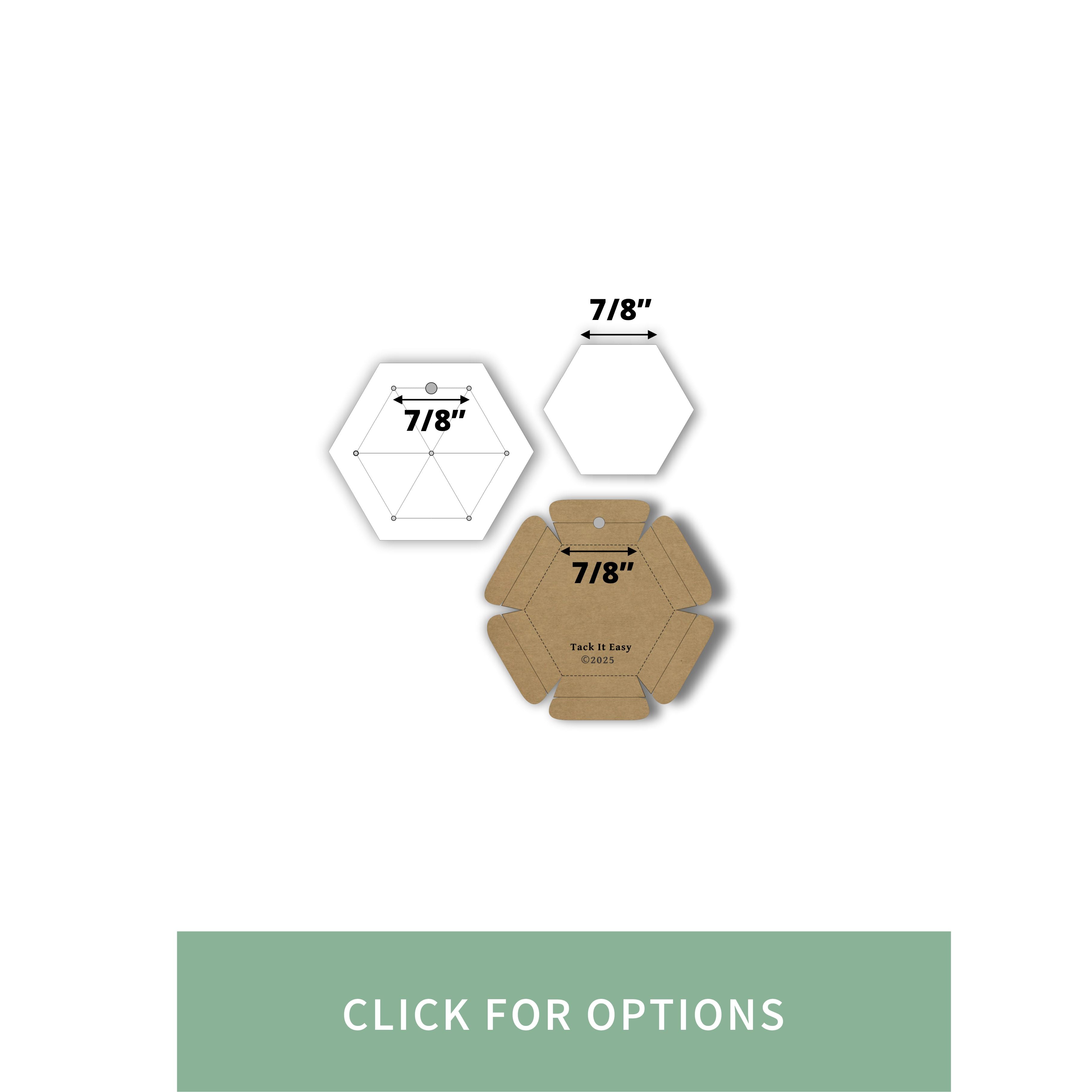 7/8" HEXAGON PRE ORDER