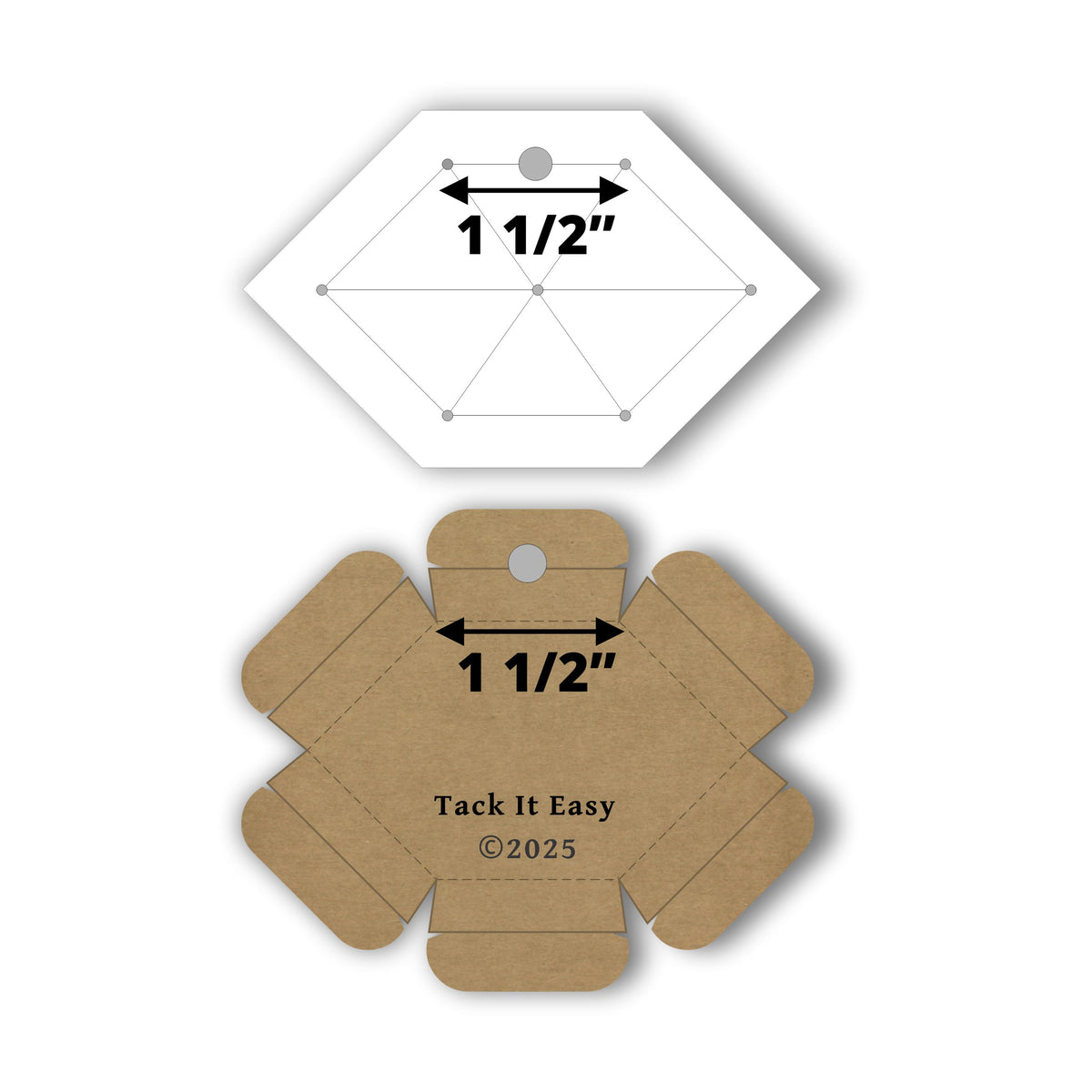 TACK IT EASY HONEYCOMB 1 1/2" TEMPLATE & GADGET