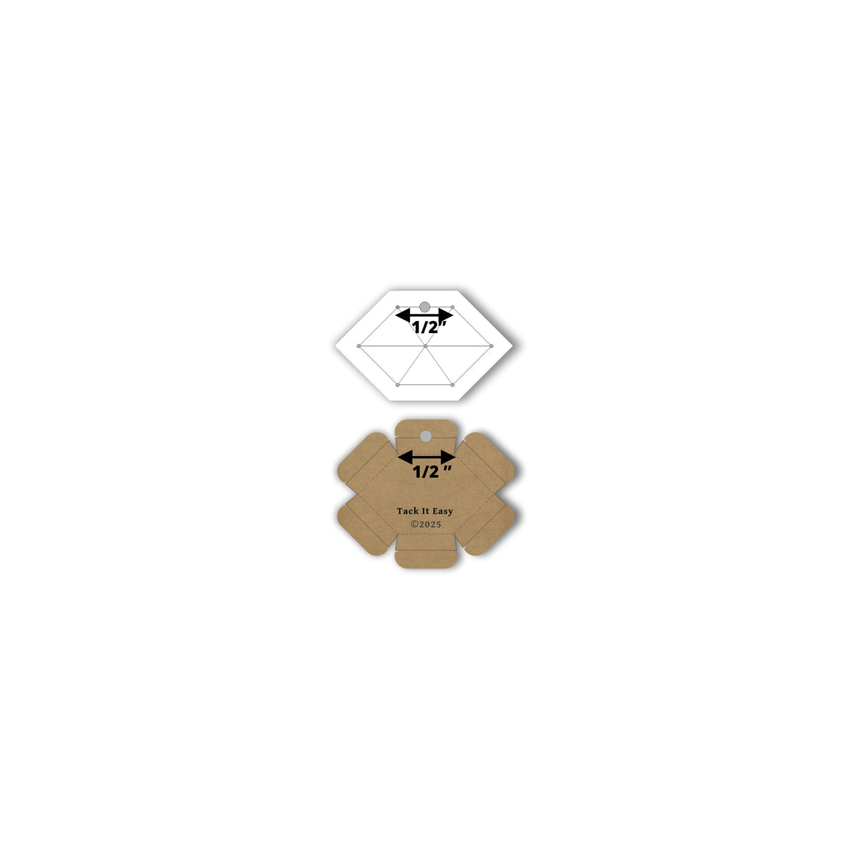 TACK IT EASY HONEYCOMB 1/2" TEMPLATE & GADGET