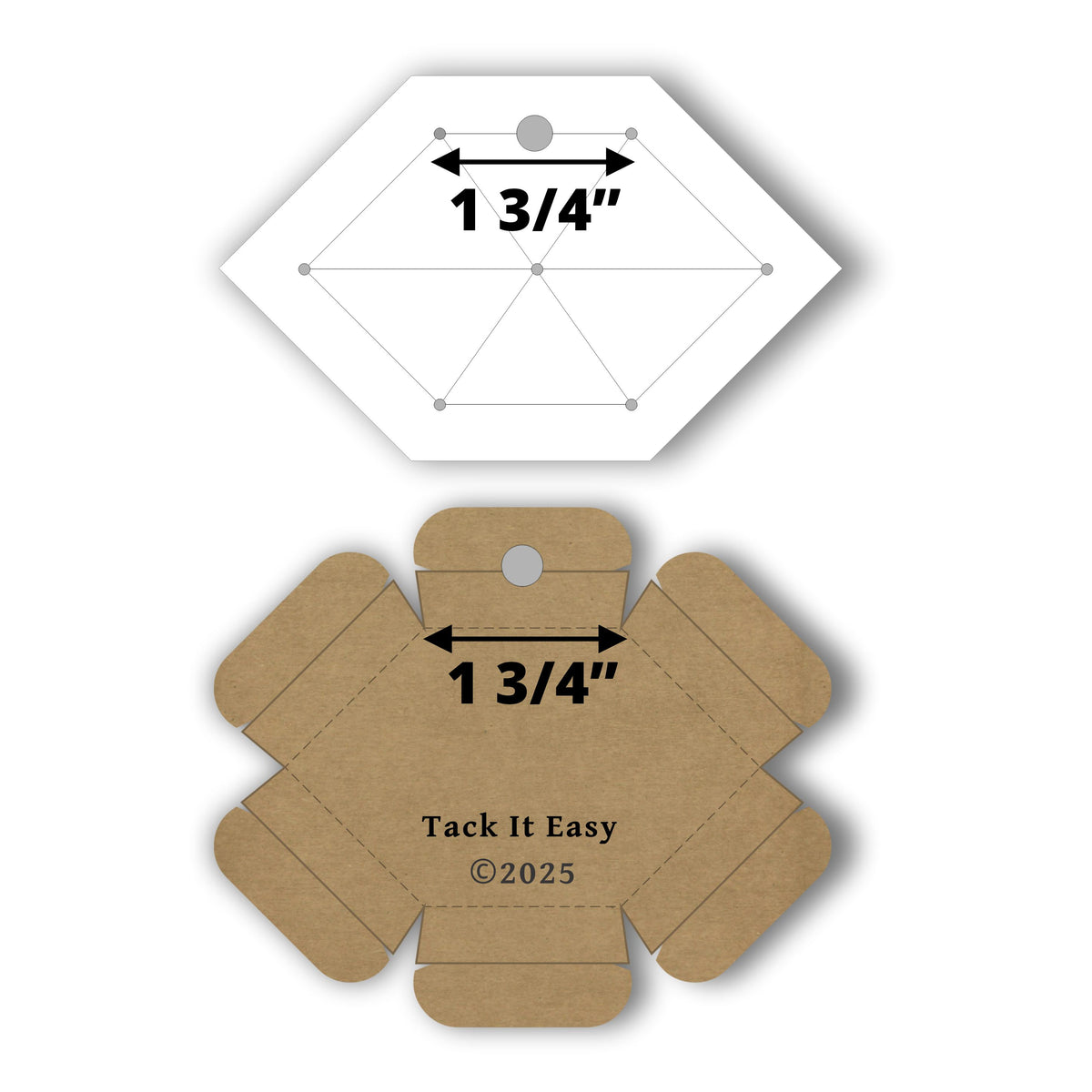 TACK IT EASY HONEYCOMB 1 3/4" TEMPLATE & GADGET