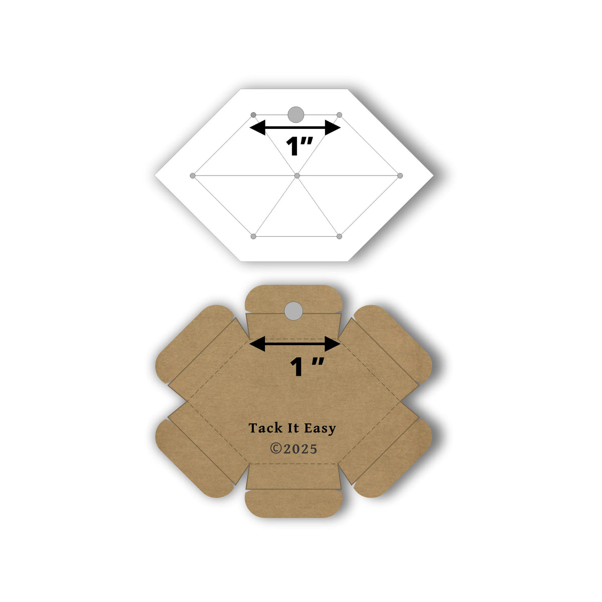 TACK IT EASY HONEYCOMB 1" TEMPLATE & GADGET