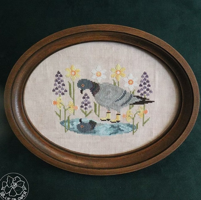 THE BLUE FLOWER - PIGEON & PUDDLE THREADPACK