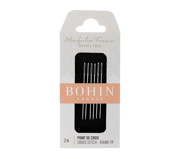 Bohin embroidery/cross stitch needle size 26