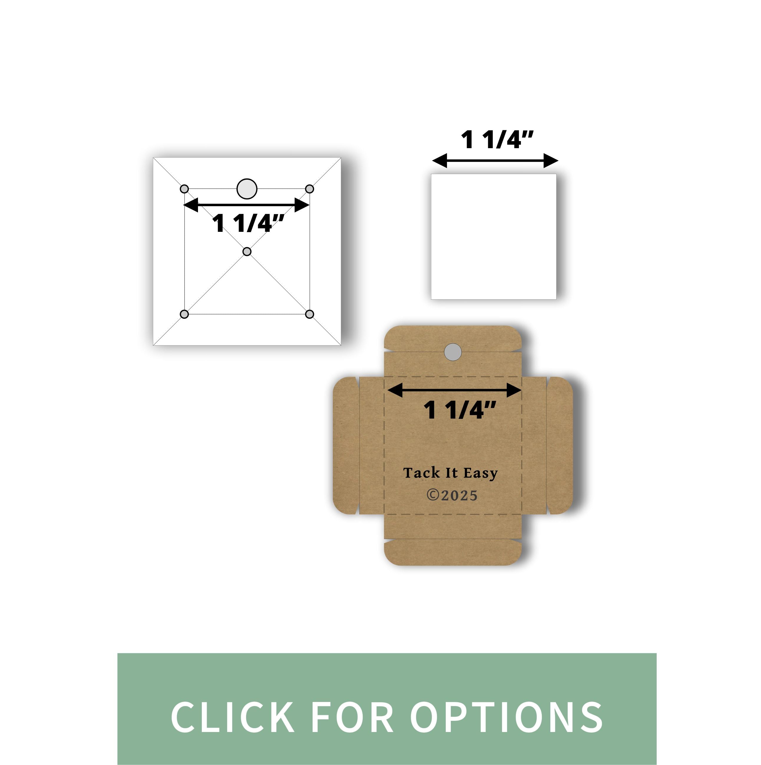 1 1/4" SQUARE PRE ORDER