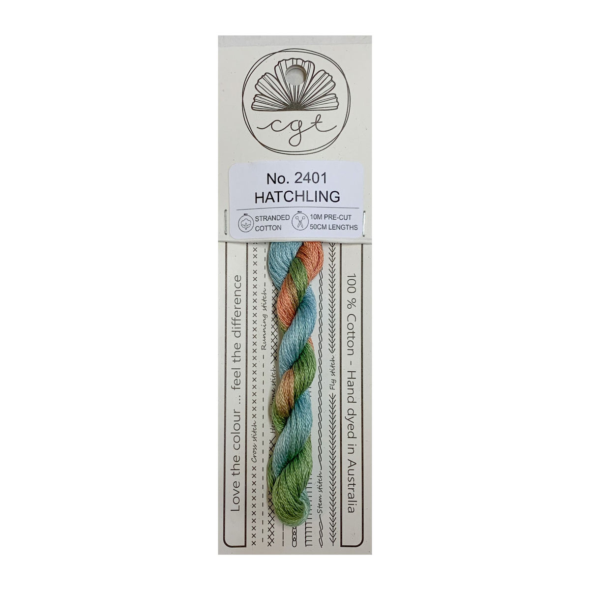 2401 Hatchling stranded cotton embroidery thread
