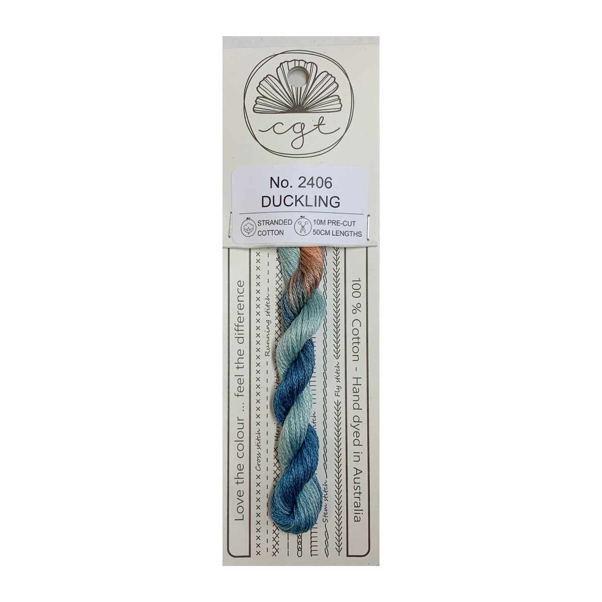 2406 Duckling stranded cotton embroidery thread