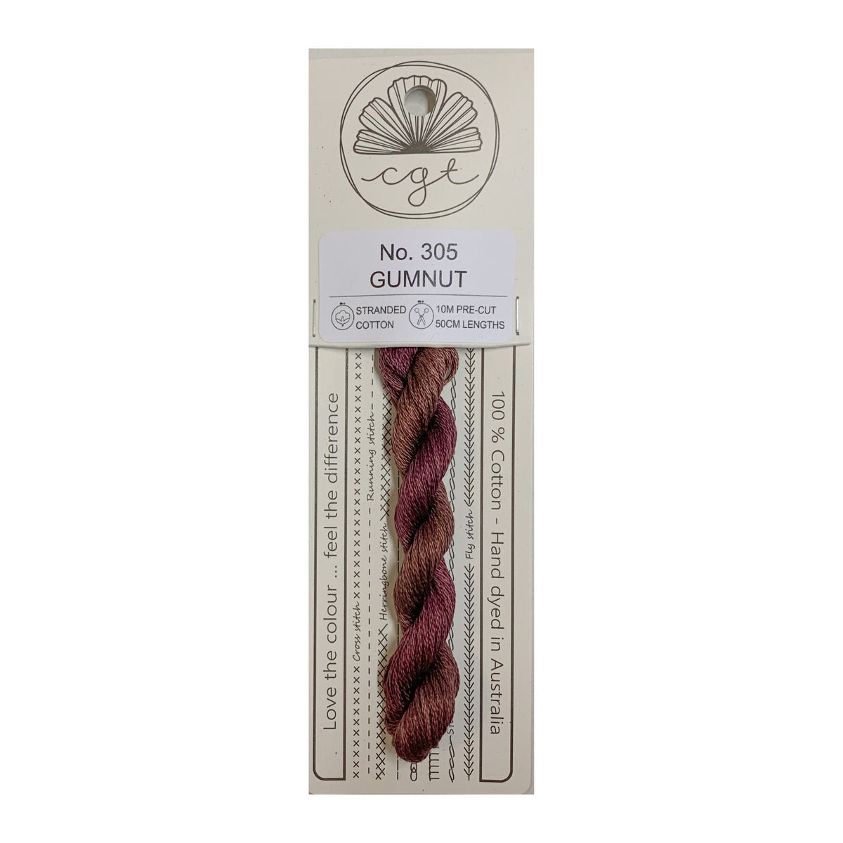 305 Gumnut stranded cotton embroidery thread