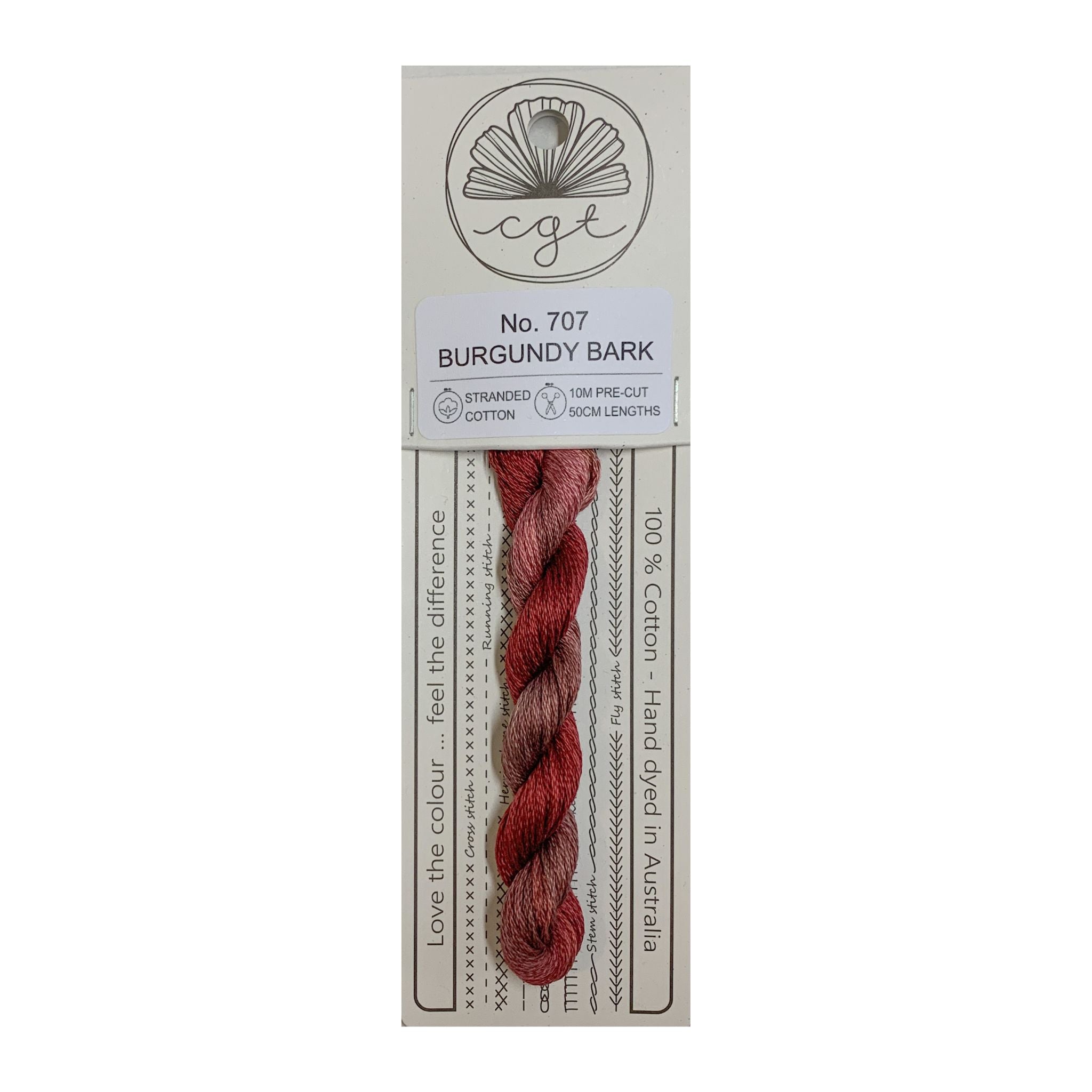 707 BURGUNDY BARK