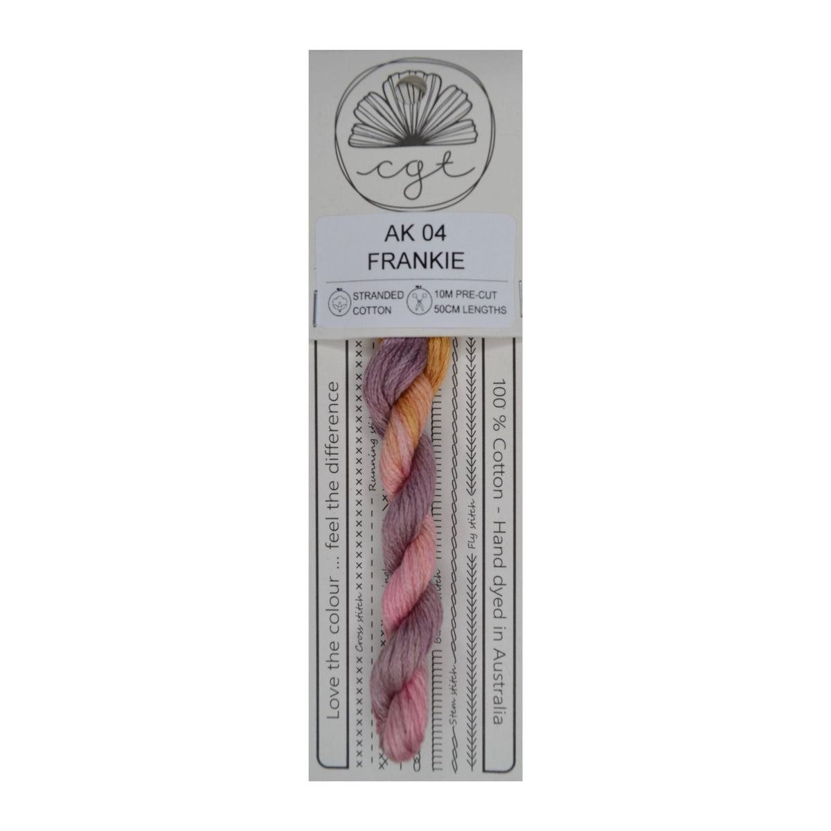 AK 04 Frankie stranded cotton embroidery thread