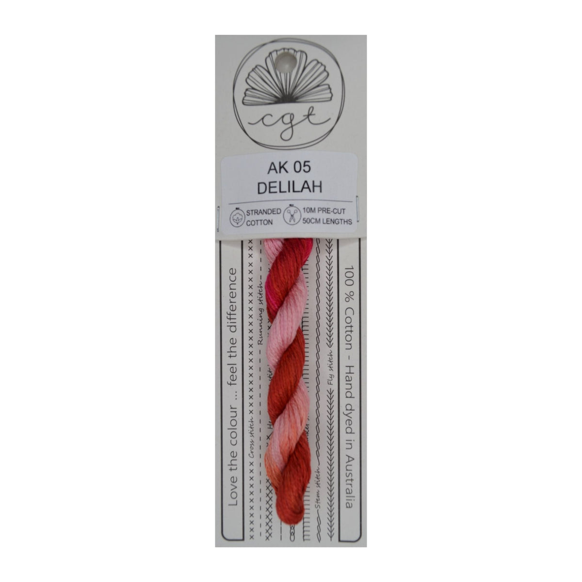 AK 05 Delilah stranded cotton embroidery thread