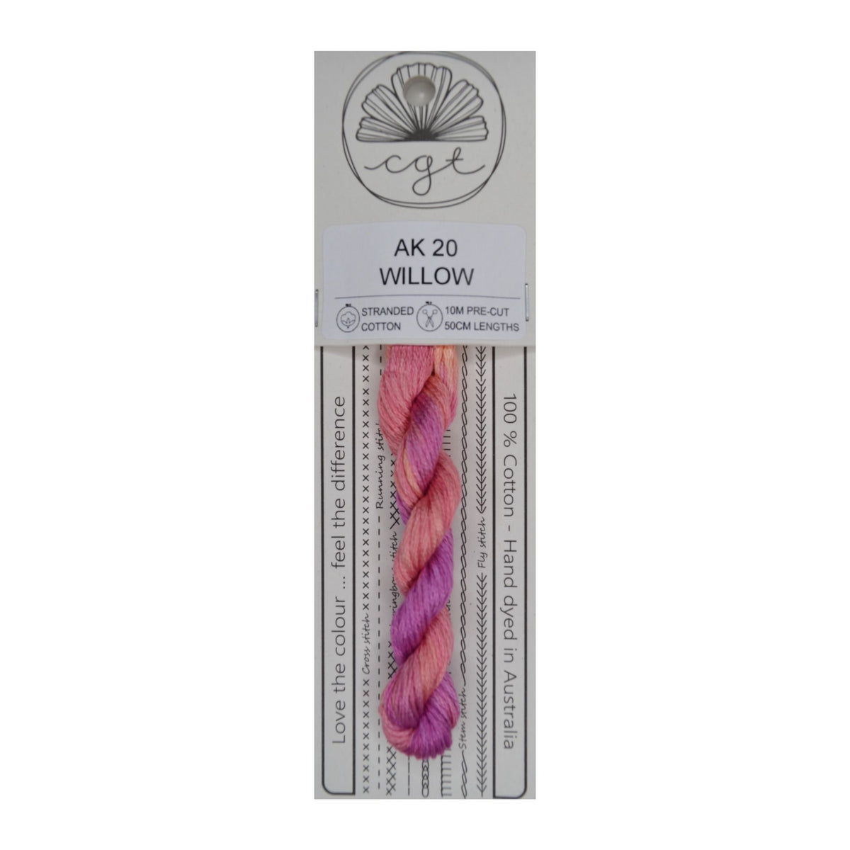 AK 20 Willow stranded cotton embroidery thread