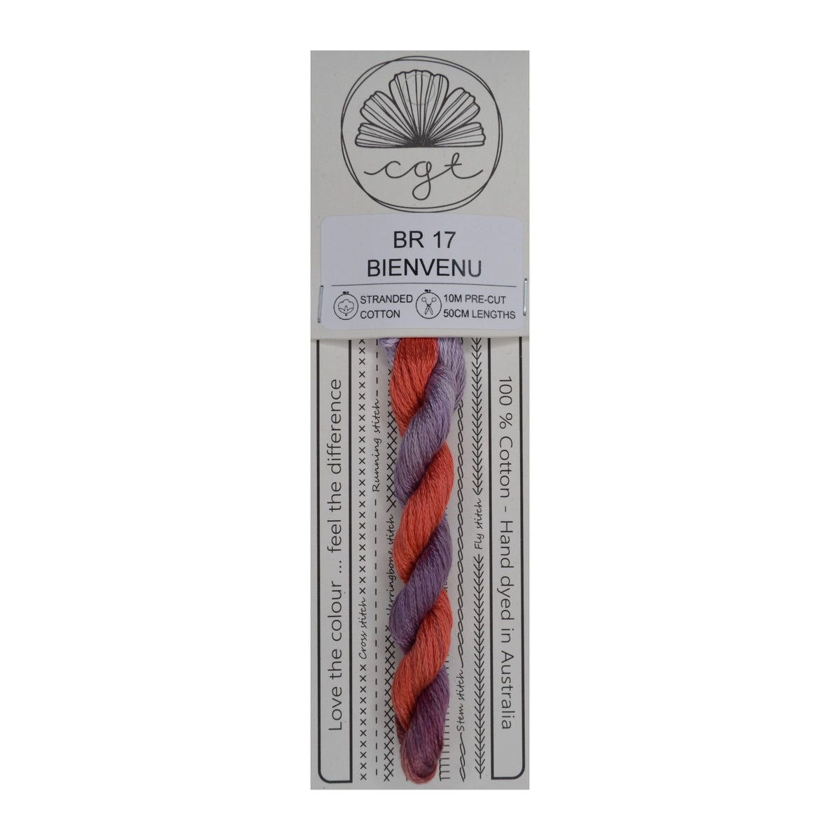 BR 17 Bienvenu stranded cotton embroidery thread
