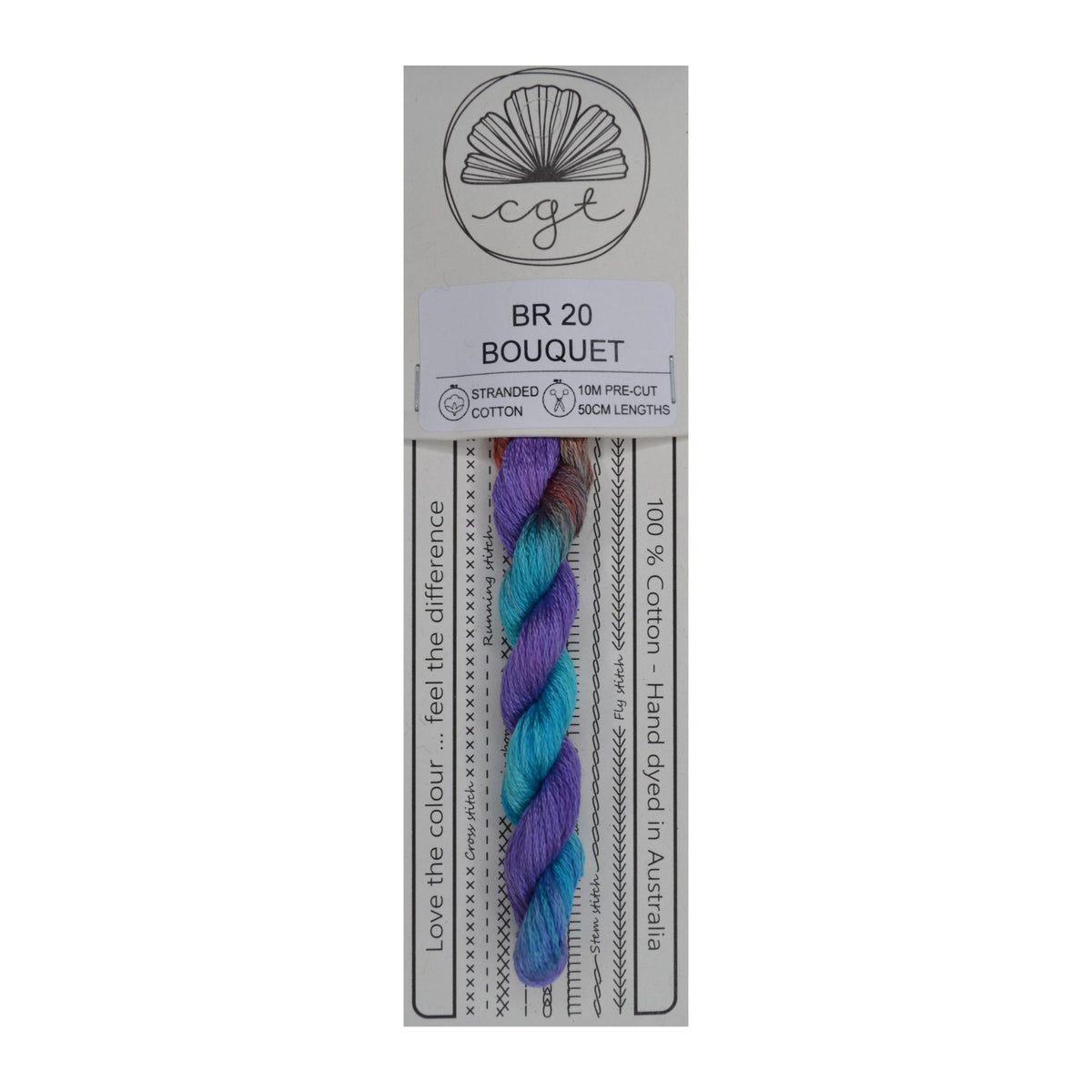 BR 20 Bouquet stranded cotton embroidery thread