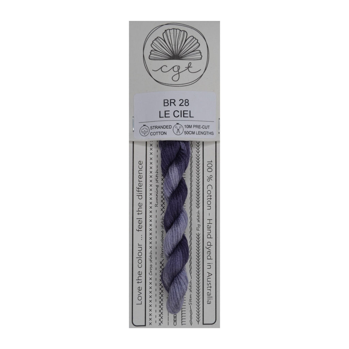 BR 28 Le Ciel stranded cotton embroidery thread