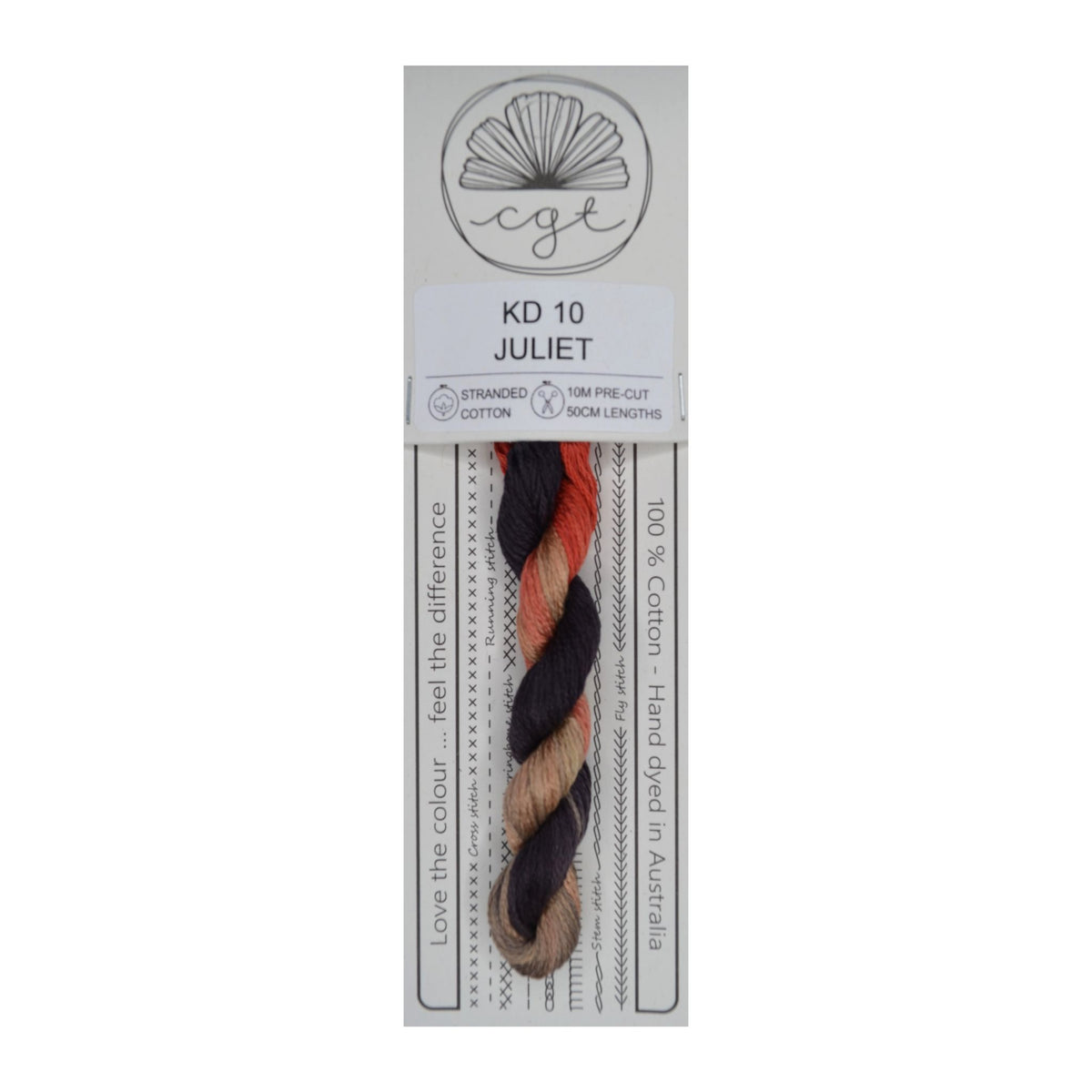 KD 10 Juliet stranded cotton embroidery thread