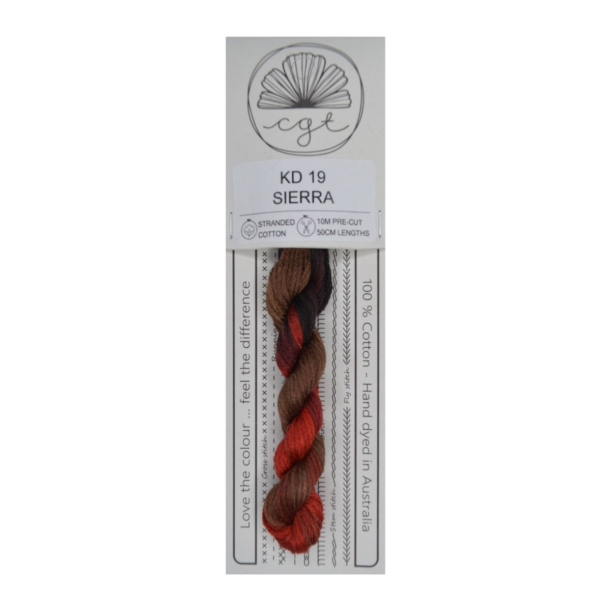 KD 19 Sierra stranded cotton embroidery thread