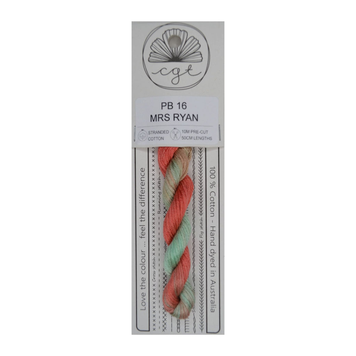 PB 16 Mrs Ryan stranded cotton embroidery thread