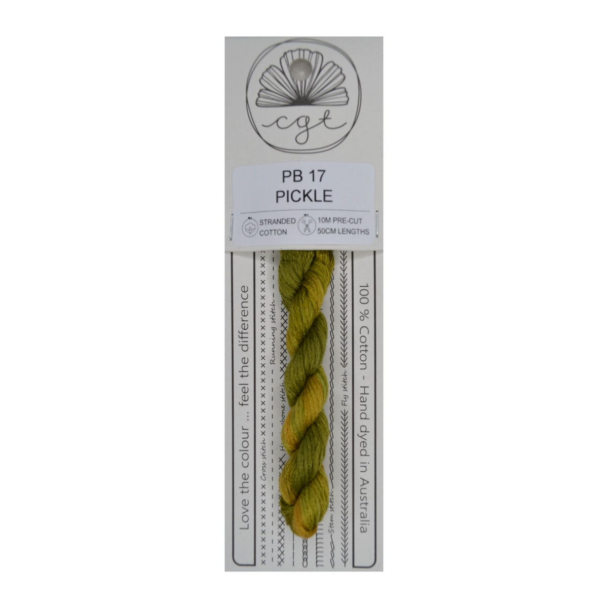 PB 17 Pickle stranded cotton embroidery thread