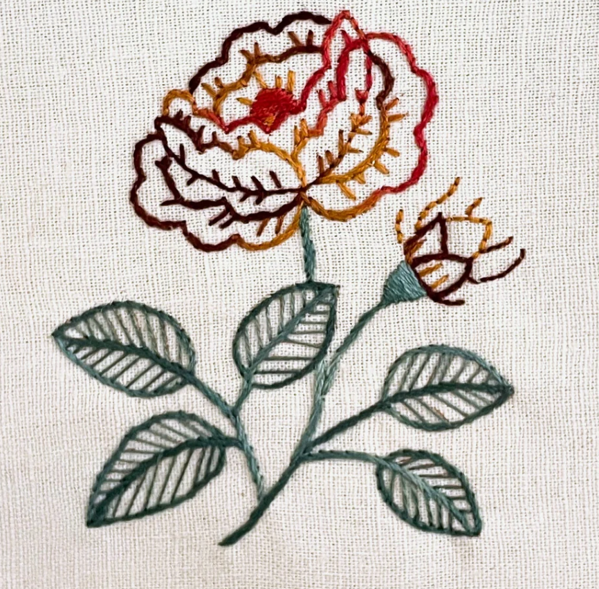 Rose Embroidery Patterns &amp; Designs