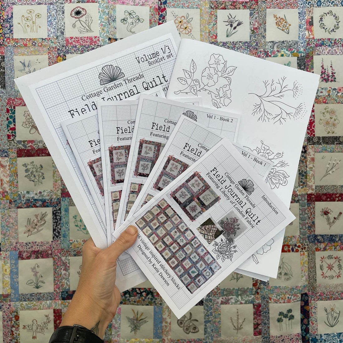 Primary Journal Pattern Field Journal Patterns & Booklet Sets – Cottage Garden Threads