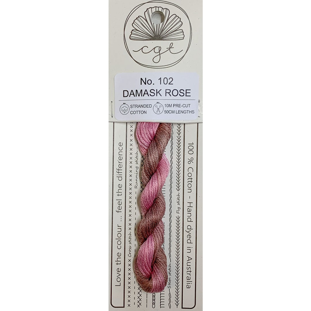 A packaged embroidery floss bundle labeled &