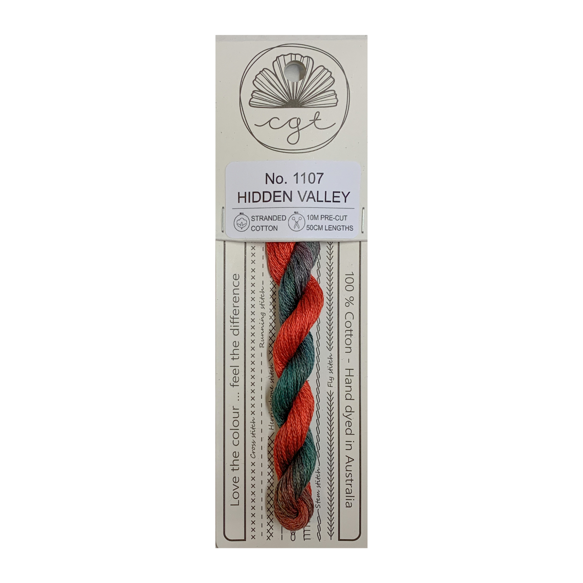 1107 Hidden Valley stranded cotton embroidery thread