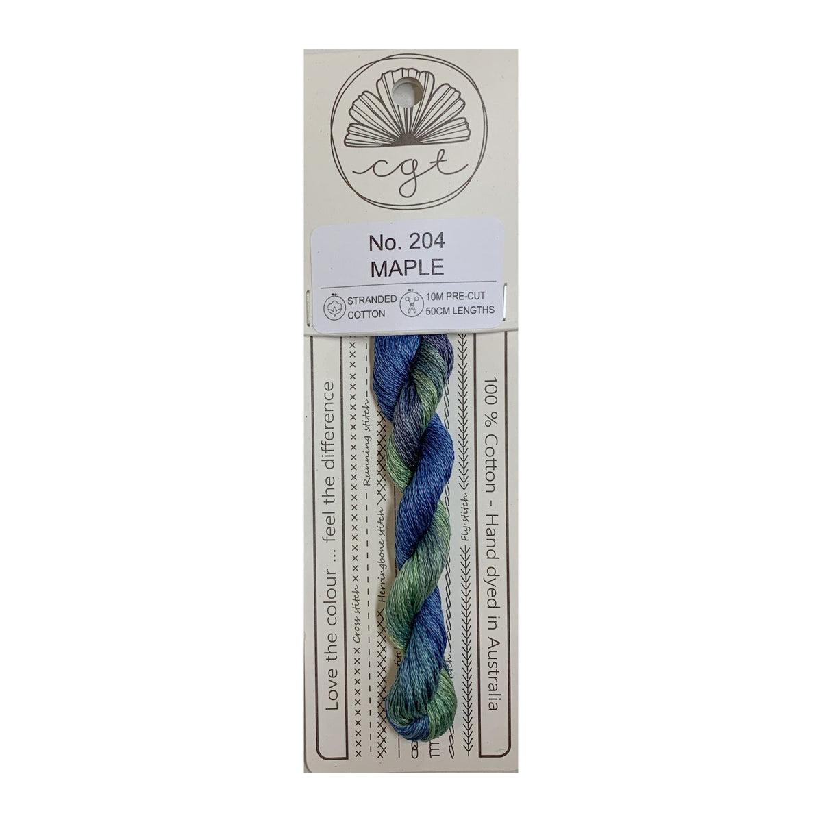 204 Maple stranded cotton embroidery thread