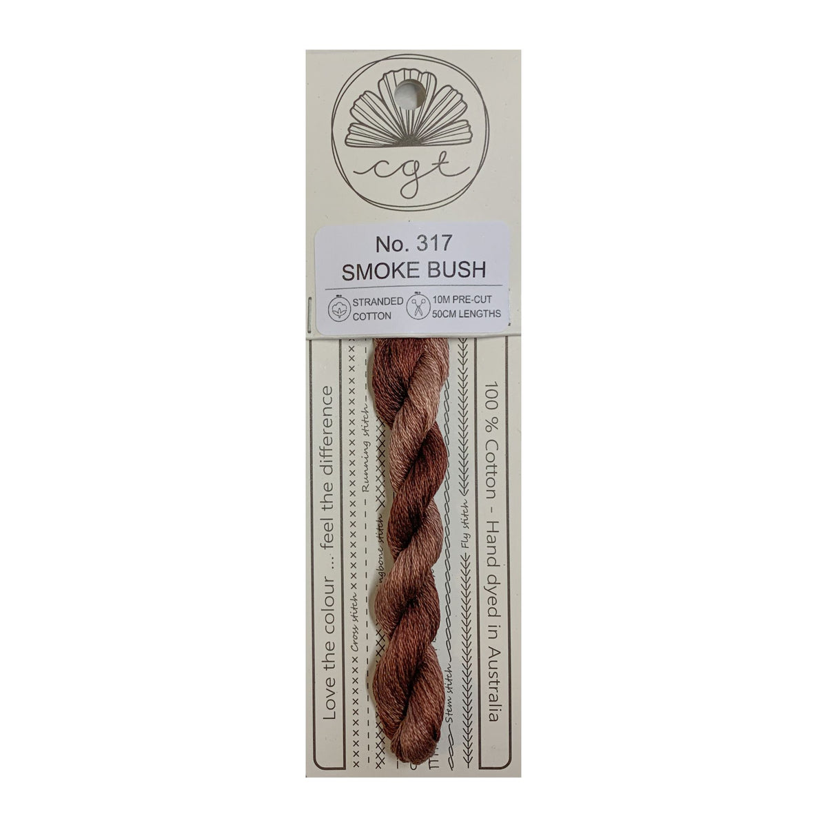 317 Smoke Bush stranded cotton embroidery thread