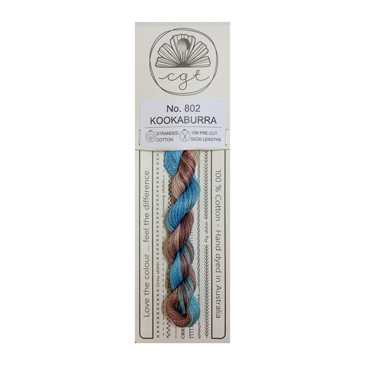 802 Kookaburra stranded cotton embroidery thread