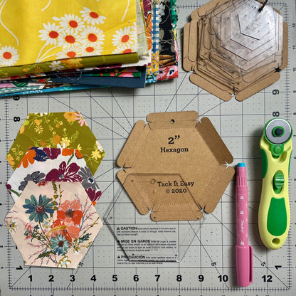 Tack It Easy Hexagon Set | English Paper Piecing Tool (EPP)
