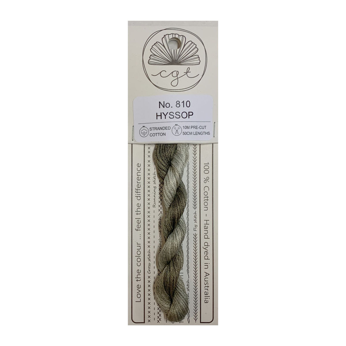 810 Hyssop stranded cotton embroidery thread