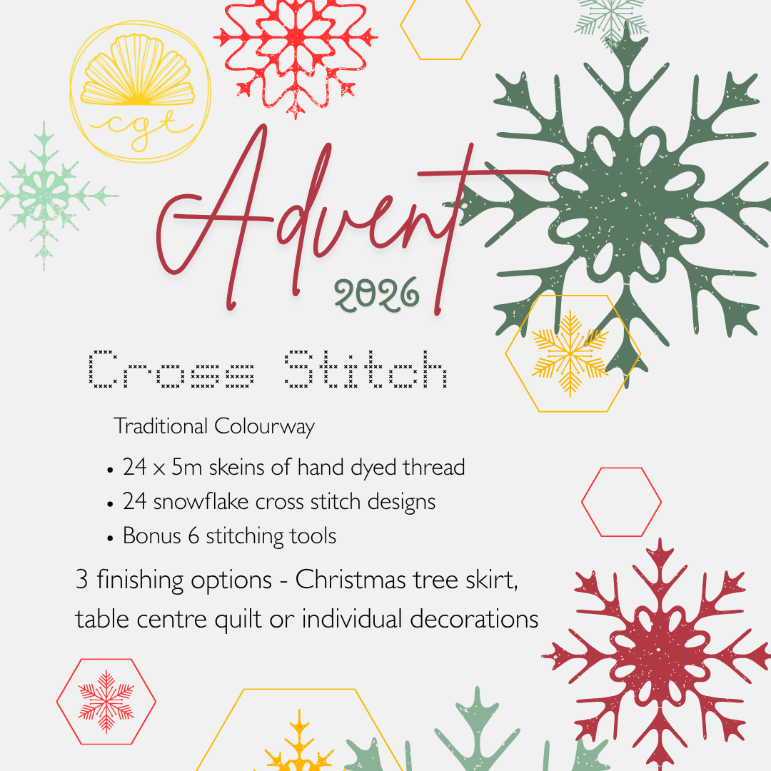 Traditional 2026 Cottage Garden Threads Cross Stitch Advent Calendar