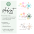 Advent 2026 promotional graphic with colorway options and product details.