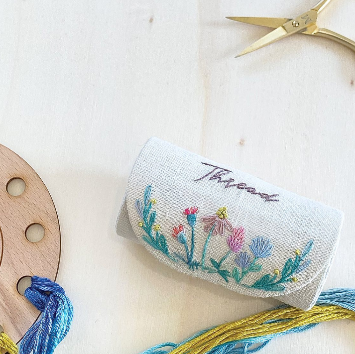 Completed embroidery called Thread ready by Amy Kallisa