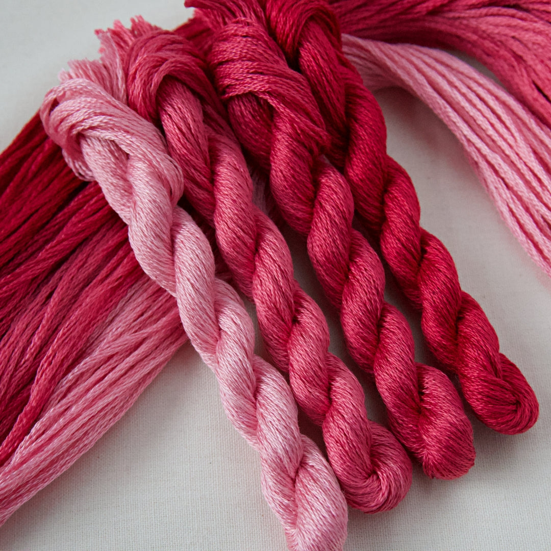 EMBROIDERY THREAD PACK - BUBBLEGUM