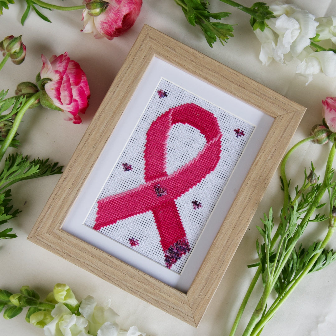 CROSS STITCH CHART - HOPE IN PINK