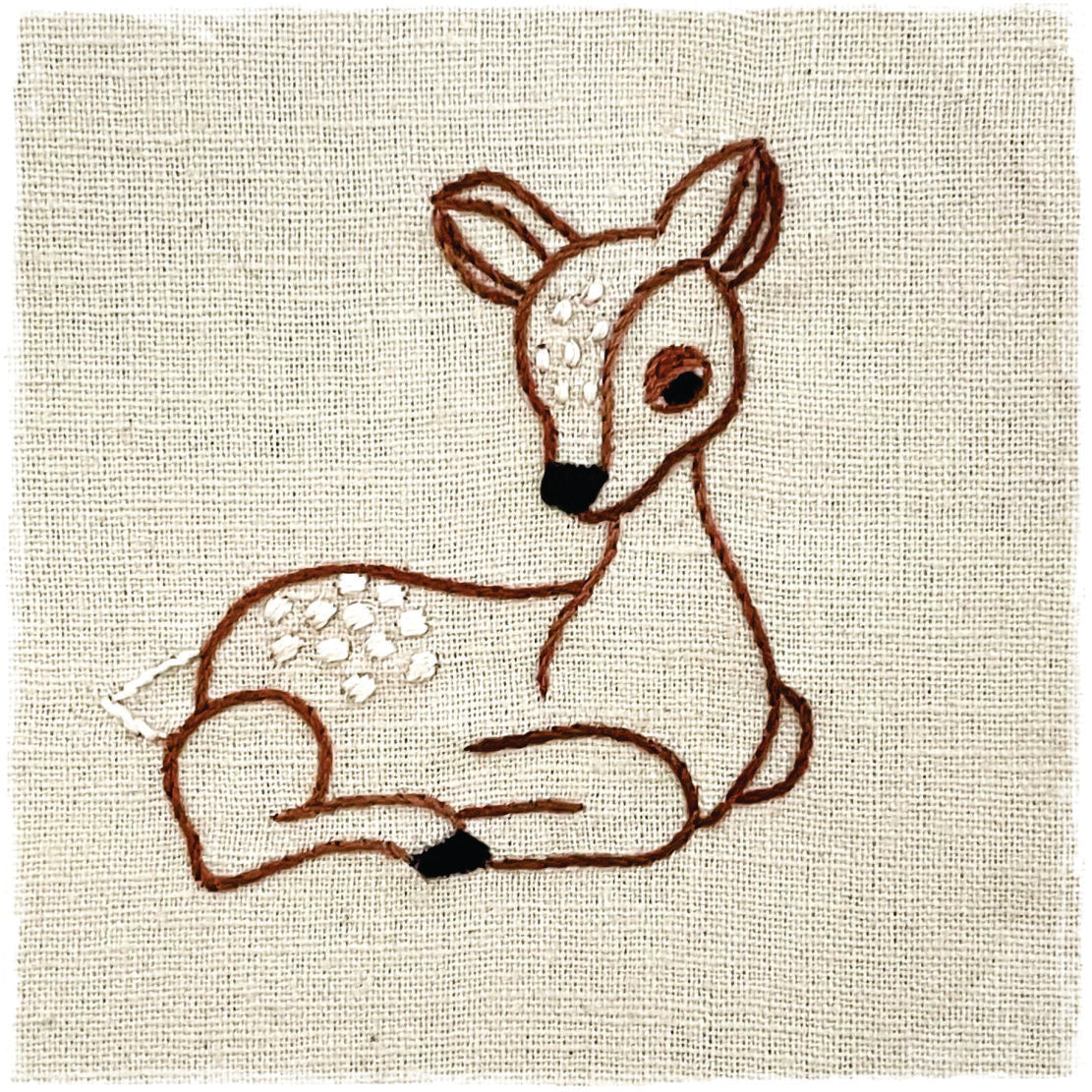 FAWN HAND EMBROIDERY PATTERN - DIGITAL DOWNLOAD