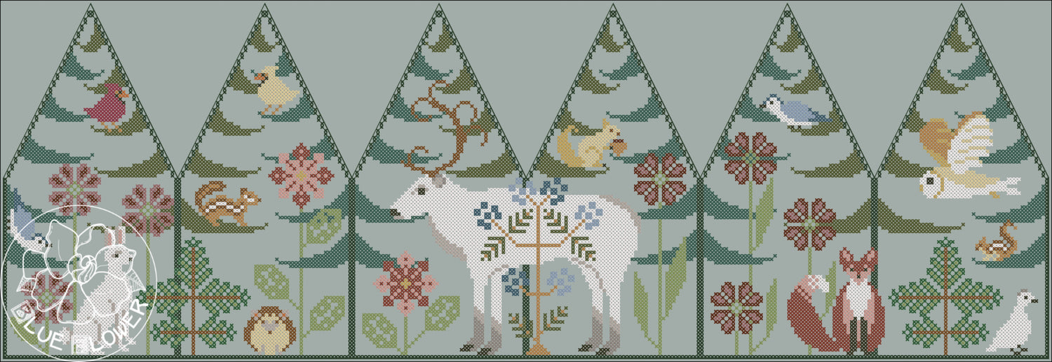 THE BLUE FLOWER - FESTIVE FOREST